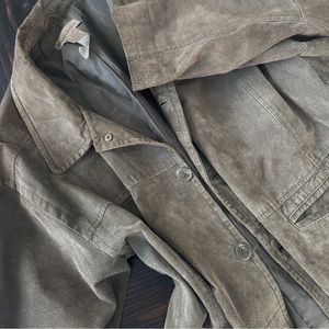 RuffHewn Vintage Suede Leather Coat